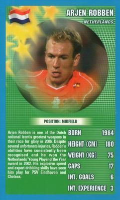 2006 Top Trumps World Football Stars #NNO Arjen Robben Front