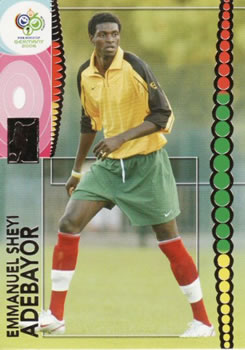 2006 Panini World Cup #179 Emmanuel Adebayor Front