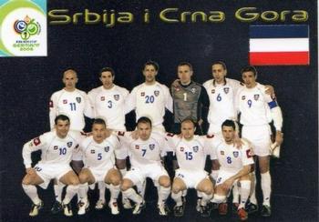 2006 Panini World Cup #30 Srbija i Crna Gora Front