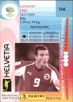 2006 Panini World Cup #114 Alexander Frei Back