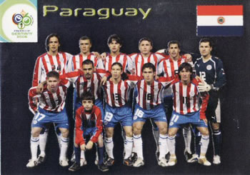2006 Panini World Cup #26 Paraguay Front