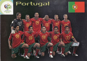 2006 Panini World Cup #28 Portugal Front