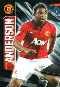2013-14 Panini Manchester United #19 Anderson Front