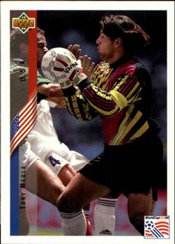 1994 Upper Deck World Cup Contenders English/German #1 Tony Meola Front