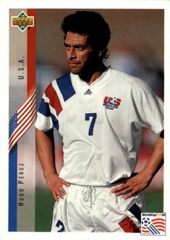 1994 Upper Deck World Cup Contenders English/German #10 Hugo Perez Front