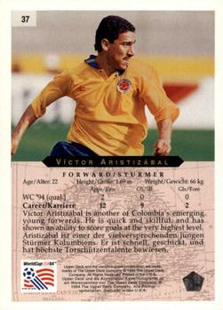 1994 Upper Deck World Cup Contenders English/German #37 Victor Aristizabal Back