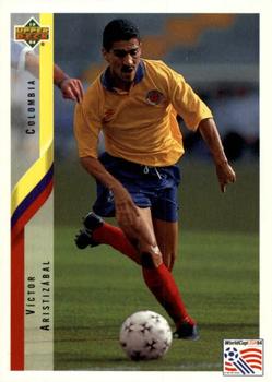 1994 Upper Deck World Cup Contenders English/German #37 Victor Aristizabal Front