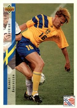 1994 Upper Deck World Cup Contenders English/German #79 Kennet Andersson Front