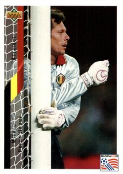 1994 Upper Deck World Cup Contenders English/German #81 Michel Preud'Homme Front
