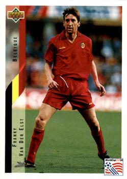 1994 Upper Deck World Cup Contenders English/German #86 Franky Van Der Elst Front
