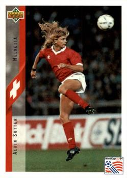 1994 Upper Deck World Cup Contenders English/German #105 Alain Sutter Front