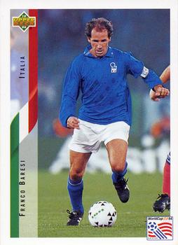 1994 Upper Deck World Cup Contenders English/German #120 Franco Baresi Front