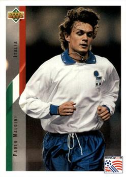 1994 Upper Deck World Cup Contenders English/German #121 Paolo Maldini Front