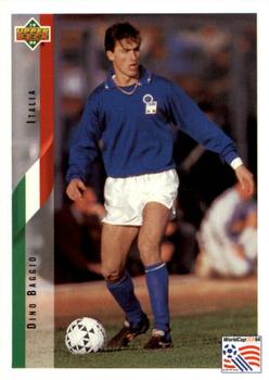 1994 Upper Deck World Cup Contenders English/German #125 Dino Baggio Front