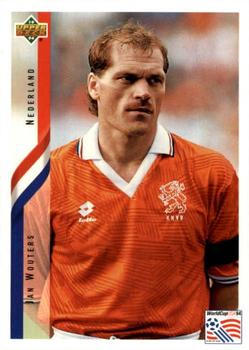 1994 Upper Deck World Cup Contenders English/German #139 Jan Wouters Front