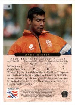 1994 Upper Deck World Cup Contenders English/German #146 Aron Winter Back