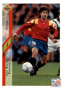 1994 Upper Deck World Cup Contenders English/German #158 Jose Maria Baquero Front