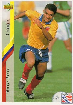 1994 Upper Deck World Cup Contenders English/German #45 Wilson Perez Front