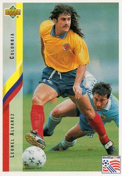 1994 Upper Deck World Cup Contenders English/German #46 Leonel Alvarez Front