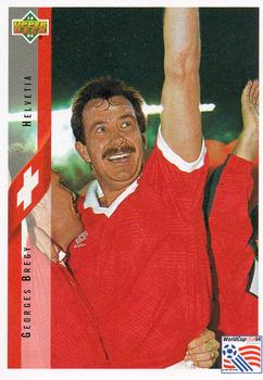1994 Upper Deck World Cup Contenders English/German #106 Georges Bregy Front