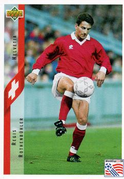 1994 Upper Deck World Cup Contenders English/German #109 Regis Rothenbuhler Front