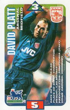 1996 Subbuteo Squads Premier League #NNO David Platt Front