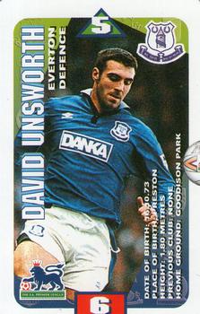 1996 Subbuteo Squads Premier League #NNO David Unsworth Front