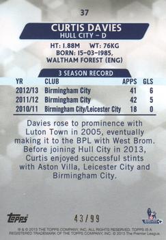 2013-14 Topps Premier Gold - Green #37 Curtis Davies Back