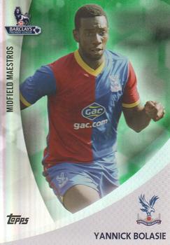 2013-14 Topps Premier Gold - Midfield Maestros Green #MM-YB Yannick Bolasie Front