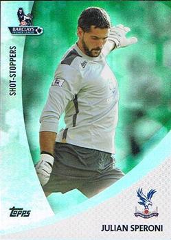 2013-14 Topps Premier Gold - Shot Stoppers Green #SS-JS Julian Speroni Front