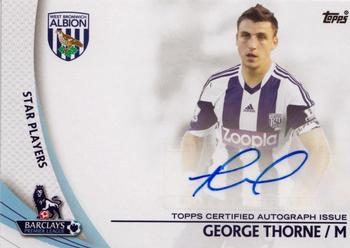 2013-14 Topps Premier Gold - Star Players Autographs #SP-GT George Thorne Front