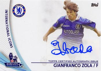 2013-14 Topps Premier Gold - Star Players Autographs #SP-GZ Gianfranco Zola Front