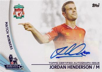 2013-14 Topps Premier Gold - Star Players Autographs #SP-JHE Jordan Henderson Front
