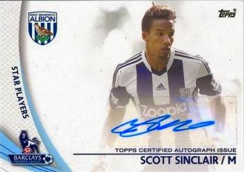 2013-14 Topps Premier Gold - Star Players Autographs #SP-SS Scott Sinclair Front