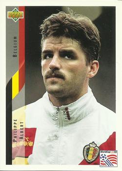1994 Upper Deck World Cup Contenders English/Spanish #104 Philippe Albert Front
