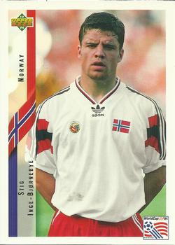 1994 Upper Deck World Cup Contenders English/Spanish #123 Stig Inge Bjornebye Front