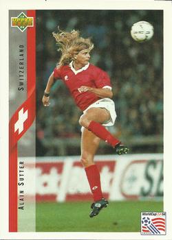 1994 Upper Deck World Cup Contenders English/Spanish #130 Alain Sutter Front