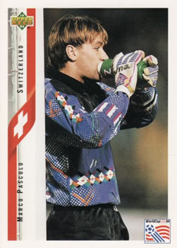 1994 Upper Deck World Cup Contenders English/Spanish #133 Marco Pascolo  Front