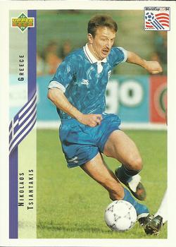 1994 Upper Deck World Cup Contenders English/Spanish #143 Nikolaos Tsiantakis Front