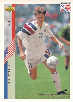1994 Upper Deck World Cup Contenders English/Spanish #14 Eric Wynalda Front
