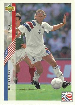 1994 Upper Deck World Cup Contenders English/Spanish #15 Cle Kooiman Front
