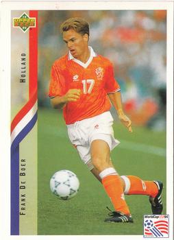 1994 Upper Deck World Cup Contenders English/Spanish #167 Frank De Boer Front