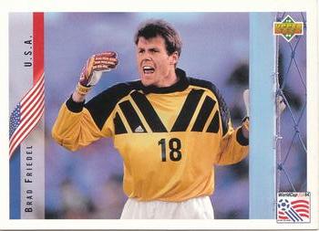 1994 Upper Deck World Cup Contenders English/Spanish #16 Brad Friedel Front