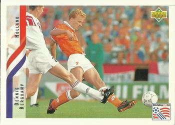 1994 Upper Deck World Cup Contenders English/Spanish #175 Dennis Bergkamp Front