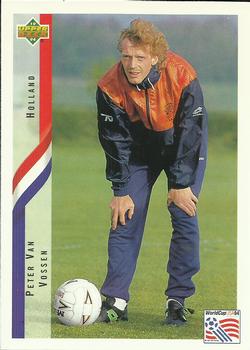 1994 Upper Deck World Cup Contenders English/Spanish #179 Peter Van Vossen Front