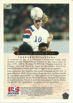 1994 Upper Deck World Cup Contenders English/Spanish #267 Michelle Akers Back