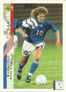 1994 Upper Deck World Cup Contenders English/Spanish #267 Michelle Akers Front