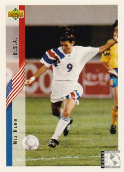 1994 Upper Deck World Cup Contenders English/Spanish #268 Mia Hamm  Front