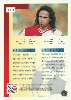 1994 Upper Deck World Cup Contenders English/Spanish #288 Gaston Taument Back