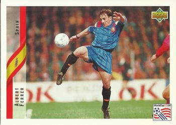 1994 Upper Deck World Cup Contenders English/Spanish #184 Albert Ferrer  Front